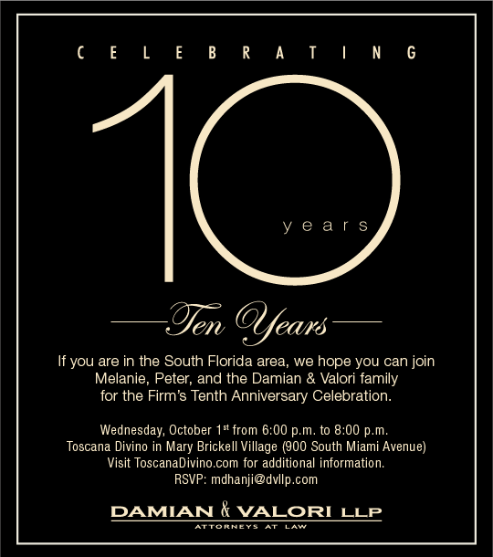 D&V 10th Anniversary